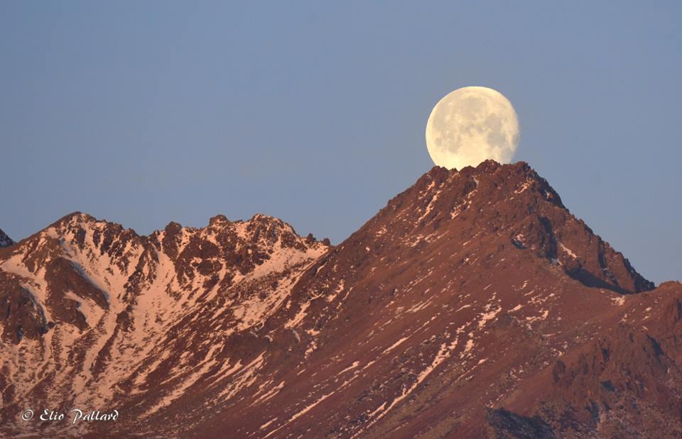 Luna sulla punta Pian Reale (Val Sangone) - Elio Pallard